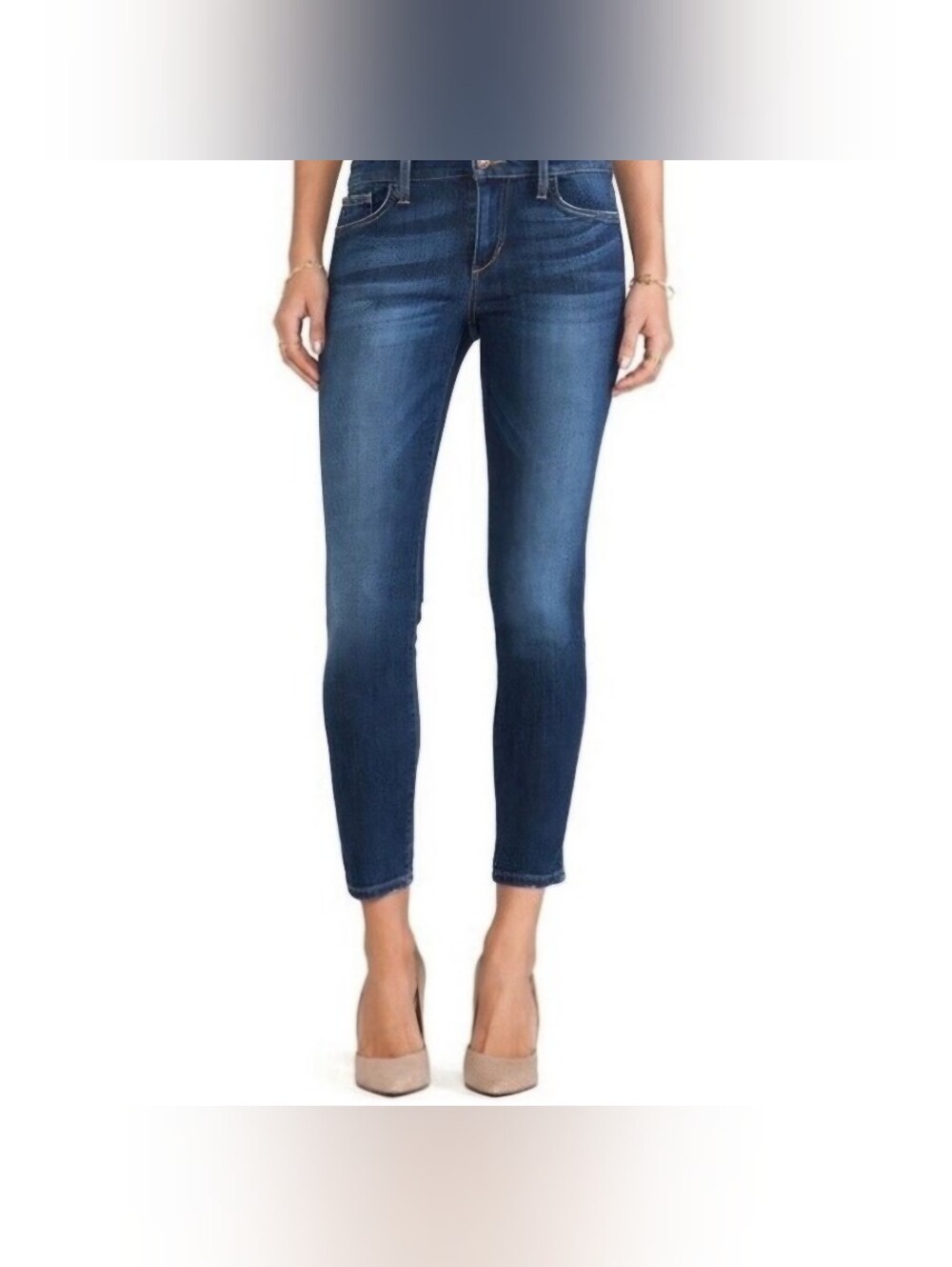 Joe's Jeans Monica Dark Blue Cropped Skinny Jeans 26 NWT
